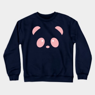 Cute Pink Panda Design Crewneck Sweatshirt